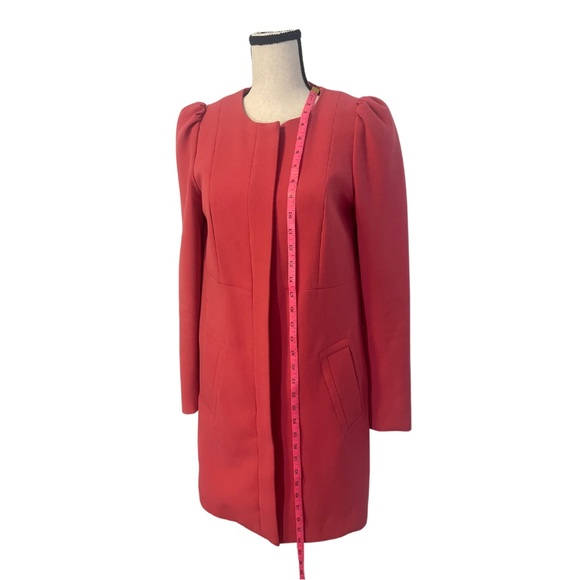 H&M Pink Box Coat with Puffy Sleeve - size 4 - Picture 3 of 7